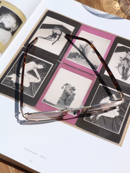 画像6: 【50%OFF】［FOR ART'S SAKE］DYNASTY / レクタングルメタルフレームサングラス [Champagne] (6)