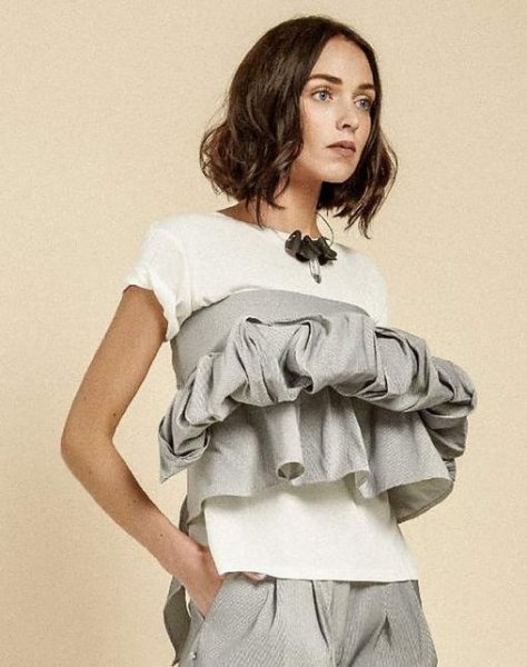 画像5: 【60%OFF】［Methodology］HaldiKesar Necklace／レザー x クリスタル メタルネックレス［Silver x Black］ (5)