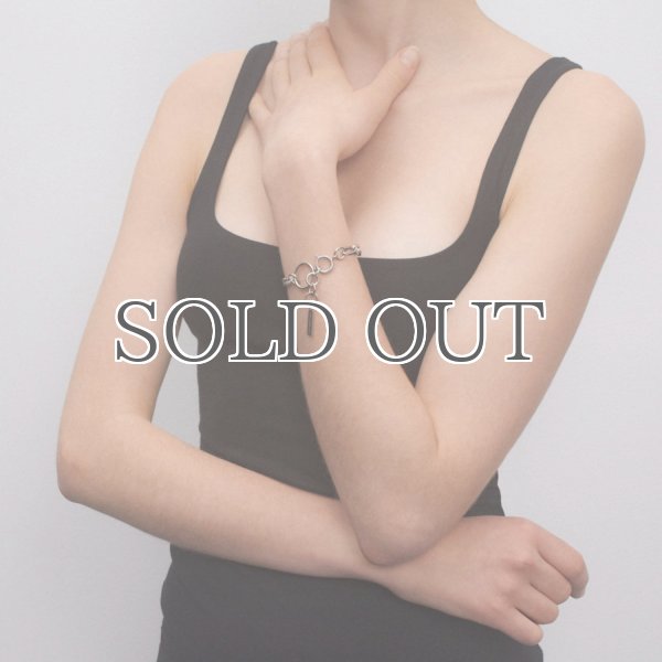 画像2: 【JUSTINE CLENQUET】HARI BRACELET シルバーチェーンブレスレット［SILVER］ (2)