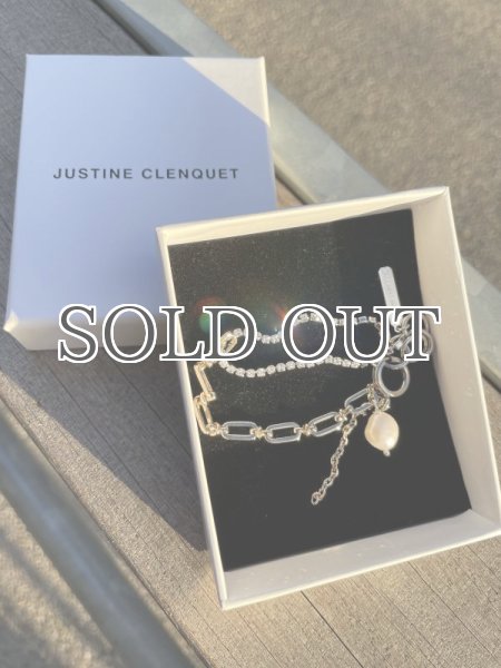 画像6: 【JUSTINE CLENQUET】JAMIE BRACELET マルチチェーンブレスレット［SILVER/GOLD］ (6)