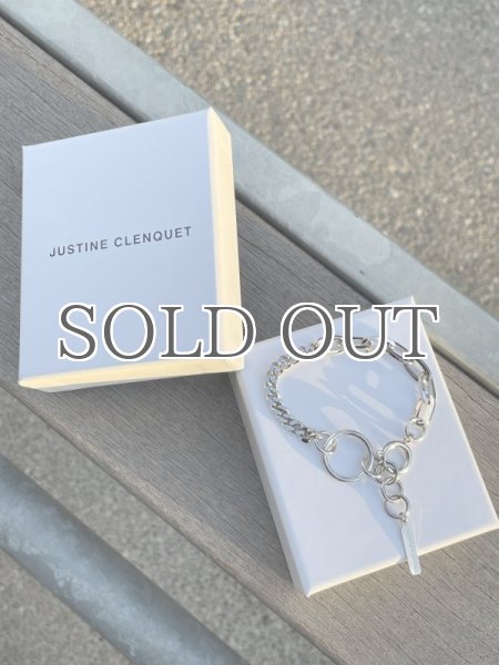画像3: 【JUSTINE CLENQUET】HARI BRACELET シルバーチェーンブレスレット［SILVER］ (3)