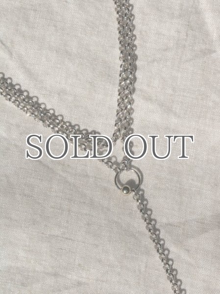 画像6: 【JUSTINE CLENQUET】SAUL NECKLACE / ロングチョーカーネックレス［SILVER］ (6)