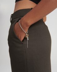 画像2: 【JUSTINE CLENQUET】ELLIE BRACELET／スワロチャーム付チェーンブレスレット［SILVER］ (2)