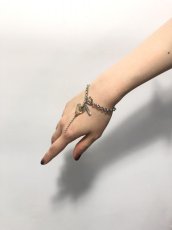画像3: 【JUSTINE CLENQUET】ELLIE BRACELET／スワロチャーム付チェーンブレスレット［SILVER］ (3)