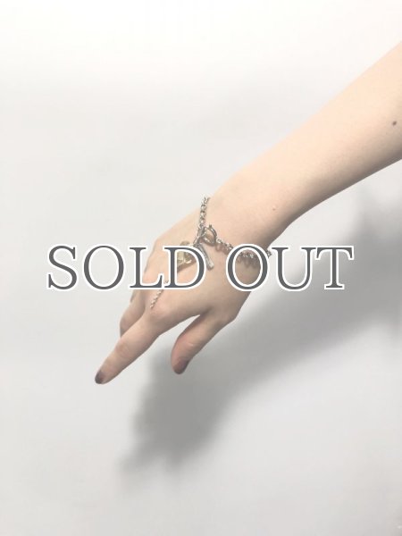 画像3: 【JUSTINE CLENQUET】ELLIE BRACELET／スワロチャーム付チェーンブレスレット［SILVER］ (3)