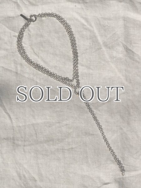 画像4: 【JUSTINE CLENQUET】SAUL NECKLACE / ロングチョーカーネックレス［SILVER］ (4)