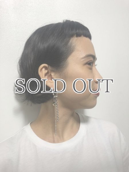 画像8: 【JUSTINE CLENQUET】QUEEN EARRING /アシンメトリーチャームピアス［SILVER x GOLD］ (8)