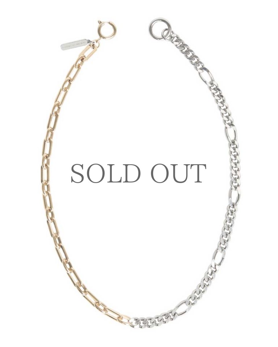 画像1: 【JUSTINE CLENQUET】Vesper Necklace バイカラーネックレス (1)