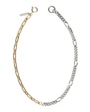 画像1: 【JUSTINE CLENQUET】Vesper Necklace バイカラーネックレス (1)
