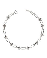 画像1: 【JUSTINE CLENQUET】Jim Choker ゴールドチェーンチョーカー[Silver] (1)