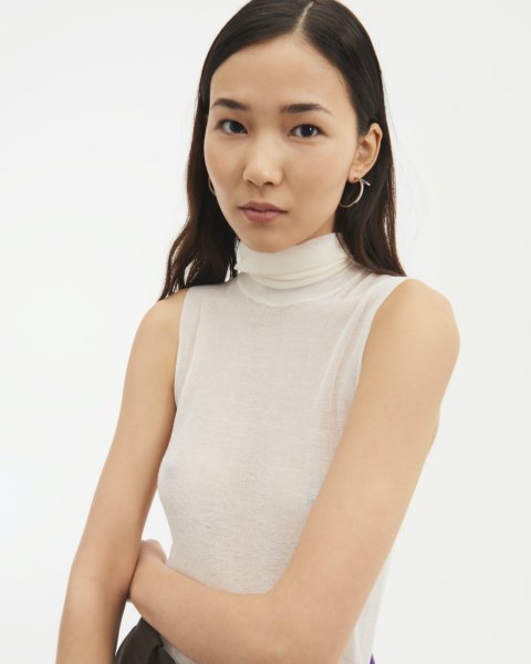 画像2: JUSTINE CLENQUET - Camille Earring ダブルフープピアス- Silver (2)