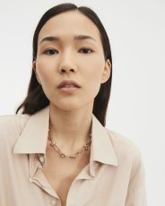 画像2: 【JUSTINE CLENQUET】Jim Choker ゴールドチェーンチョーカー[Silver] (2)