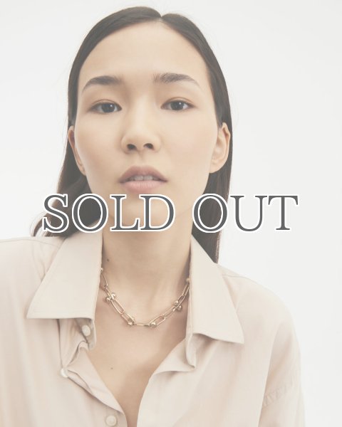 画像2: 【JUSTINE CLENQUET】Jim Choker ゴールドチェーンチョーカー[Silver] (2)