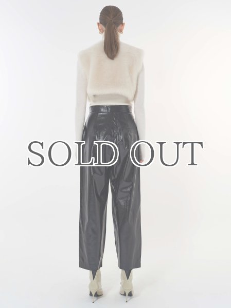 画像8: 【BLOSSOM H COMPANY】SHEARL LAMB VEST／ラムファーベスト [IVORY] (8)