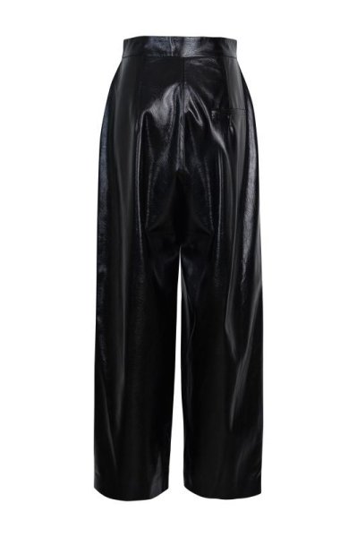 画像5: 【50%OFF】［BLOSSOM H COMPANY］FOIL PINTUCK PANTS／フォイルハイウェストタックパンツ [BLACK] (5)