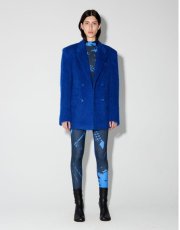 画像6: 【RED SEPTEMBER】FORM-FITTING LONG SLEEVE TOP／ハイネックプリントロングスリーブトップ［BLUE x BLACK］ (6)