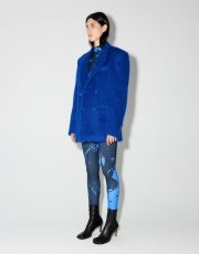 画像7: 【RED SEPTEMBER】FORM-FITTING LONG SLEEVE TOP／ハイネックプリントロングスリーブトップ［BLUE x BLACK］ (7)