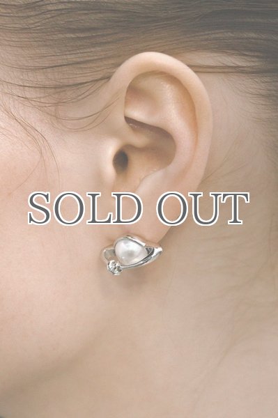 画像2: 【60%OFF】【S_S.IL】Planet Pendant Earring プラネットペンダントピアス - Silver (2)