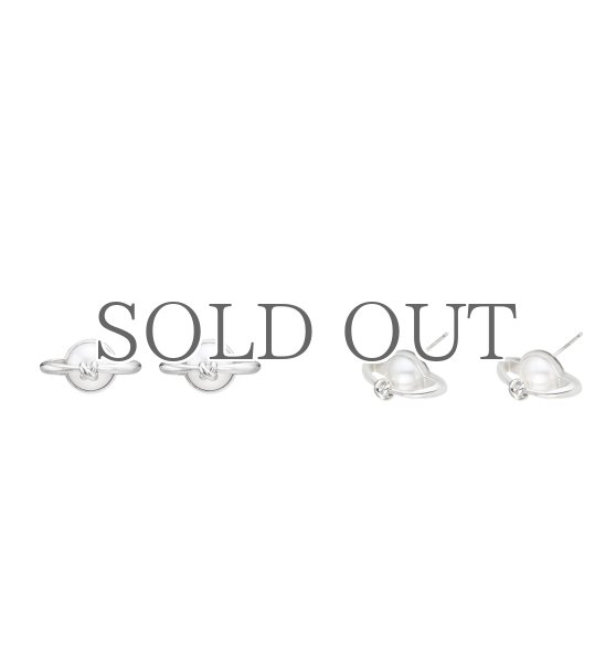 画像4: 【60%OFF】【S_S.IL】Planet Pendant Earring プラネットペンダントピアス - Silver (4)