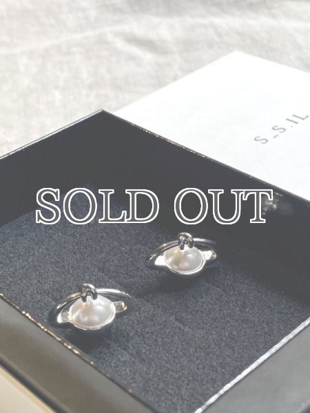 画像12: 【60%OFF】【S_S.IL】Planet Pendant Earring プラネットペンダントピアス - Silver (12)