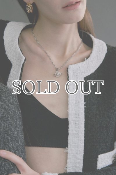 画像2: 【S_S.IL】Everyday Planet Pendant Necklace／プラネットペンダントネックレス [Silver] (2)