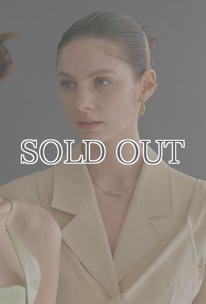 画像5: 【S_S.IL】Everyday Hinged Bar Pendant Necklace／ヒンジバーペンダントネックレス [Silver/Gold] (5)