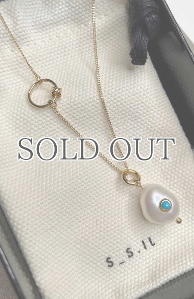 画像6: 【S_S.IL】Pearl Stone Necklace ／2way パールストーンネックレス [Gold] (6)
