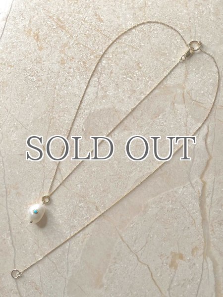 画像7: 【S_S.IL】Pearl Stone Necklace ／2way パールストーンネックレス [Gold] (7)