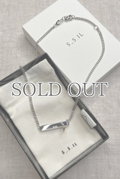 画像8: 【S_S.IL】Everyday Hinged Bar Pendant Necklace／ヒンジバーペンダントネックレス [Silver/Gold] (8)