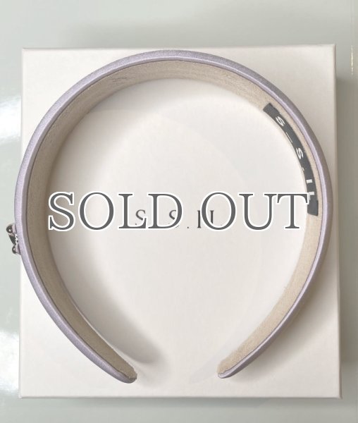 画像9: 【S_S.IL】Classic Satin Headband／Xシンボル サテンヘッドバンド  [Purple] (9)