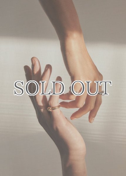 画像6: 【S_S.IL】Small Cubic Hinged Ring／キュービックヒンジピンキーリング [Gold] (6)