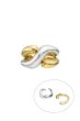 画像2: 【S_S.IL】Twist Bold Ring Set Of Two ／ツイストボールドリングセット [Silver / Gold] (2)