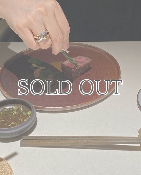 画像7: 【S_S.IL】Twist Bold Ring Set Of Two ／ツイストボールドリングセット [Silver / Gold] (7)