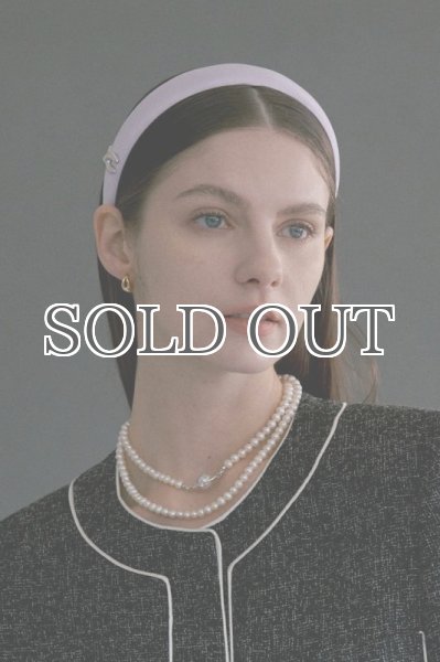 画像4: 【S_S.IL】Classic Satin Headband／Xシンボル サテンヘッドバンド  [Purple] (4)