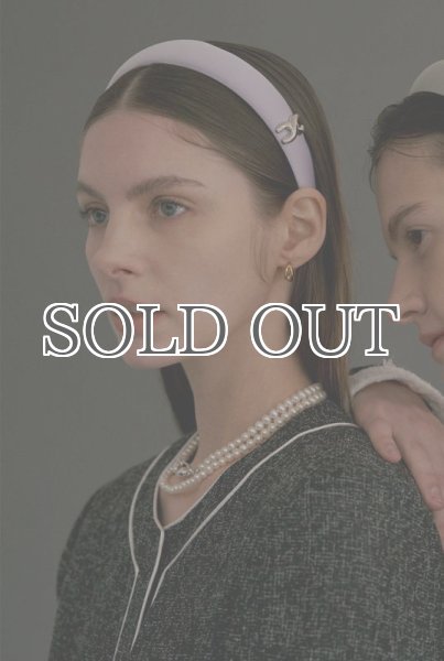 画像6: 【S_S.IL】Classic Satin Headband／Xシンボル サテンヘッドバンド  [Purple] (6)