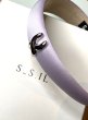 画像12: 【S_S.IL】Classic Satin Headband／Xシンボル サテンヘッドバンド  [Purple] (12)