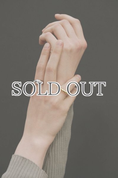 画像3: 【S_S.IL】Twist Bold Ring Set Of Two ／ツイストボールドリングセット [Silver / Gold] (3)