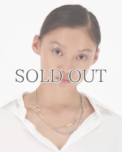 画像3: 【JUSTINE CLENQUET】PIXIE CHOKER／ダブルチェーンチョーカー [GOLD/SILVER] (3)