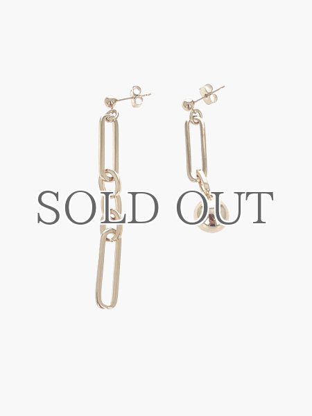 画像2: 【JUSTINE CLENQUET】ALI GOLD EARRINGS (2)