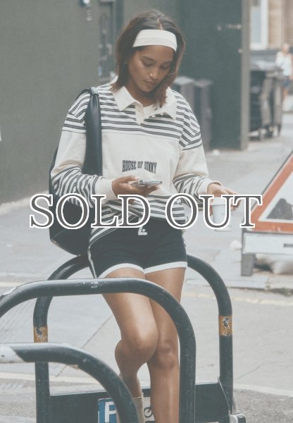 画像7: ［HOUSE OF SUNNY］Contrast Hot Pants ニットホットパンツ - Black/White (7)