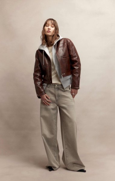 画像5: ［HOUSE OF SUNNY］13OZ  Wide Leg Denim ワイドレッグデニムパンツ - Washed Grey (5)