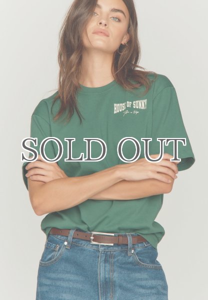 画像2: HOUSE OF SUNNY - 'HACKNEY' Logo Tee ロゴTシャツ - Pine Green (2)