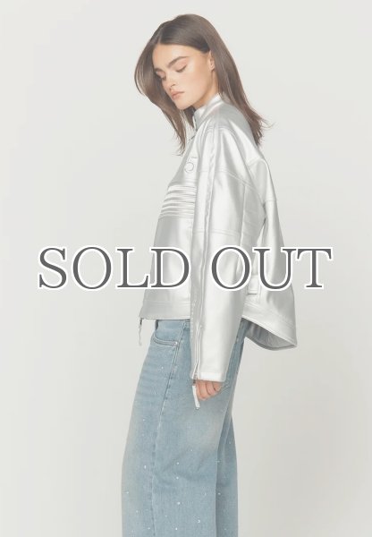 画像4: 【50%OFF】［HOUSE OF SUNNY］THE RACER JACKET - CHROME SILVER (4)