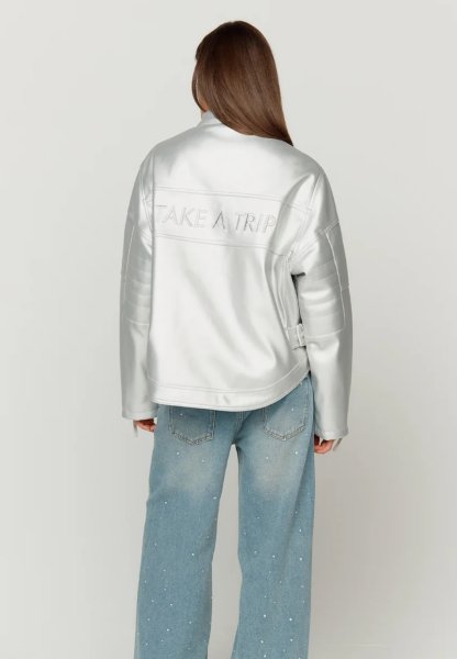 画像5: ［HOUSE OF SUNNY］THE RACER JACKET - CHROME SILVER (5)