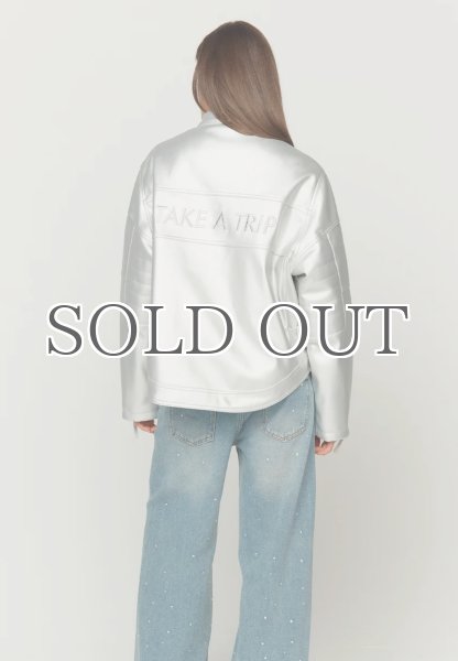 画像5: 【50%OFF】［HOUSE OF SUNNY］THE RACER JACKET - CHROME SILVER (5)