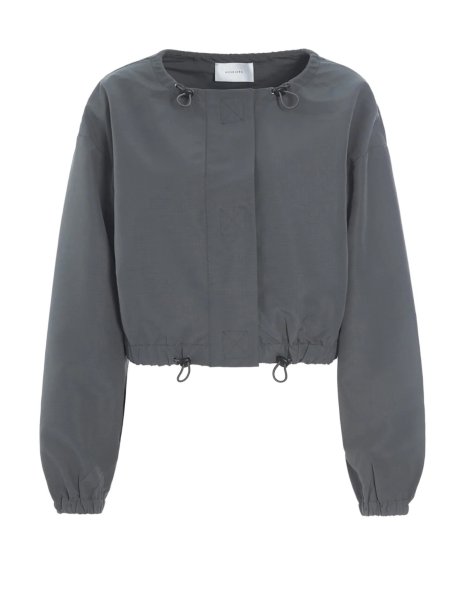 画像2: HOSBJERG - Philadelphia Jacket フィラデルフィアクロップジャケット - Grey (2)