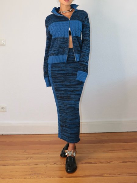 画像10: HOSBJERG - Pixie Skirt  ケーブルニットマキシスカート (10)