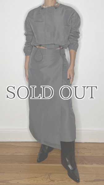 画像11: 【60%OFF】［HOSBJERG］ Philadelphia Jacket フィラデルフィアクロップジャケット - Grey (11)