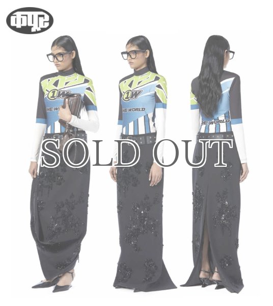 画像2: 【60%OFF】［DHRUV KAPOOR ］One World Padded Shoulder Turtleneck ショルダーパット付タートルネックトップ (2)