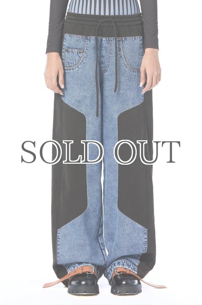 画像5: DHRUV KAPOOR - Paneled Sweatpants  デニムパネル スウェットパンツ (5)